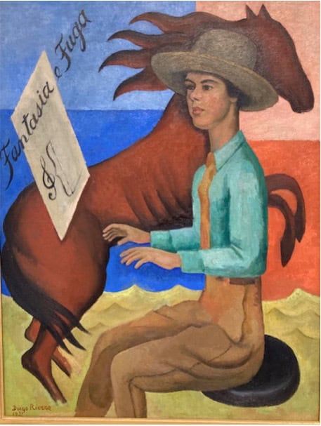 Painting by Diego Rivera, “Fantasia e Fuga.” 